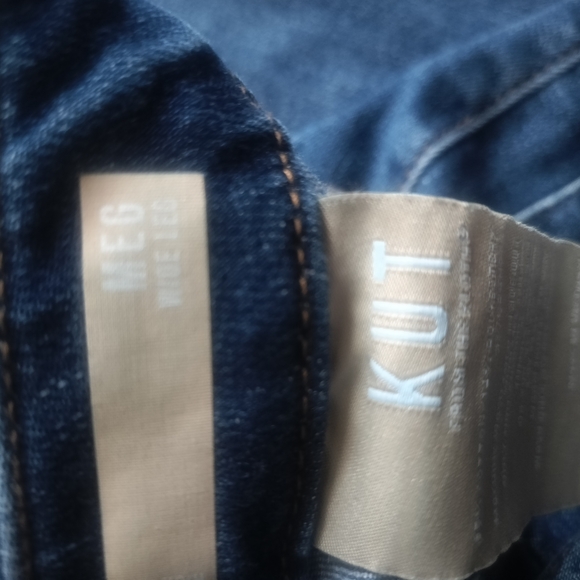 Kut from the Kloth Dark Blue Flare Jeans - Picture 6 of 6